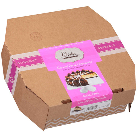 Bistro Collection Caramel Pecan Cheesecake, 87 Ounce -- 2 per case.