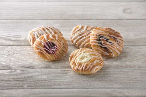 Chef Pierre Demi Danish - Variety Pack, 1.31 Ounce -- 50 per case