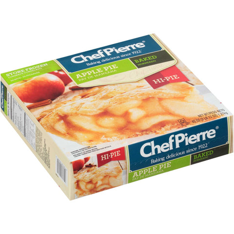 Sara Lee Chef Pierre Pre baked Apple Hi Pie, 10 inch -- 4 per case.