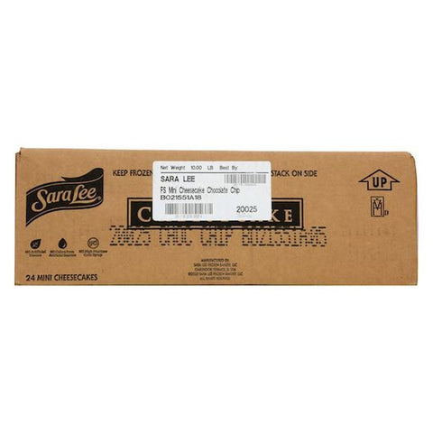 Sara Lee New York Style Cheesecake with Mini Chocolate Chips, 3 Ounce -- 24 per case