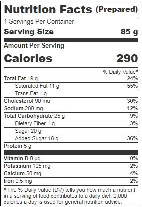 Sara Lee New York Style Cheesecake with Mini Chocolate Chips, 3 Ounce -- 24 per case