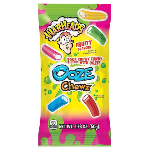 Warheads Ooze Chewz Candy, 1.76 Ounce -- 10 per case.