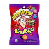 Warheads Chewy Cubes Candy, 5 Ounce Peg Bag -- 12 per case