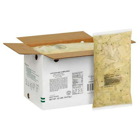 Quality Chef Natural Chicken Dumpling, 8 Pound -- 4 per case