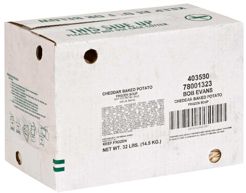 Bob Evans Cheddar Baked Potato Soup, 8 Pound -- 4 per case