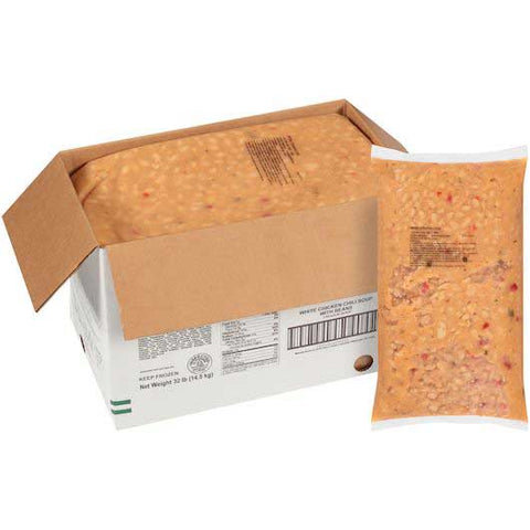 Chef Francisco White Bean Chicken Chili Soup, 8 Pound -- 4 per case