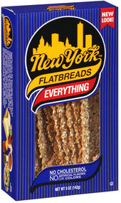 New York Everything Flatbread, 5 Ounce -- 12 per case