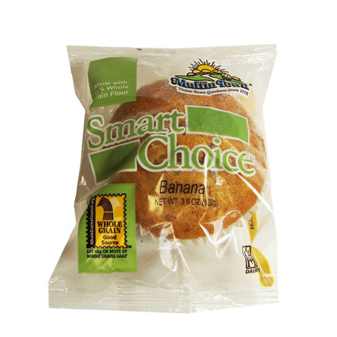 Smart Choice Banana Muffins, 3.6 Ounce -- 48 per case.