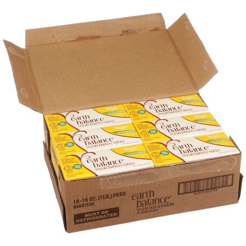 Earth Balance Vegan Buttery Stick, 16 Ounce -- 6 per case.