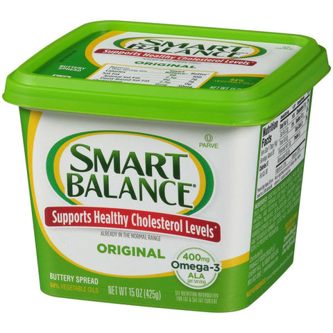 Smart Balance Original Buttery Spread, 15 Ounce Squeeze -- 6 per case