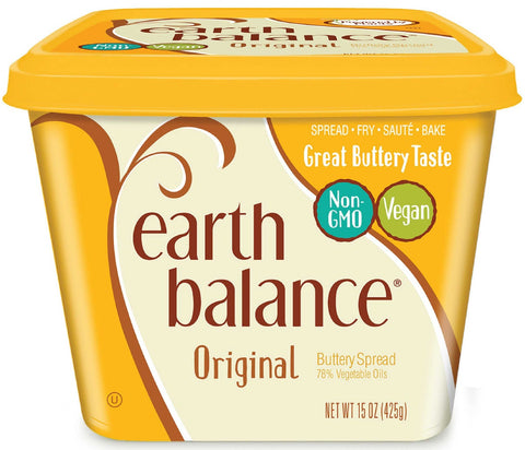 Earth Balance Original Buttery Spread, 15 Ounce -- 18 per case.