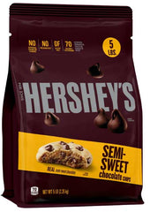 Hersheys Semi Sweet Chocolate Baking Chips, 5 Pound -- 6 per case