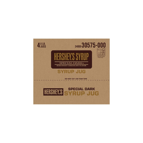 Hersheys Special Dark Semi Sweet Chocolate Syrup, 8 Pound -- 4 per case