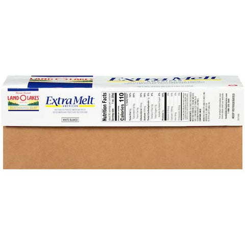 Land O Lakes Extra Melt White American Cheese Loaf, 5 pound -- 6 per case