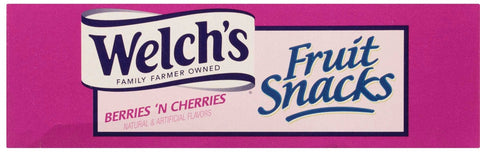 Welchs Berries and Cherries Fruit Snacks, 0.9 Ounce - 10 count per pack -- 8 packs per case