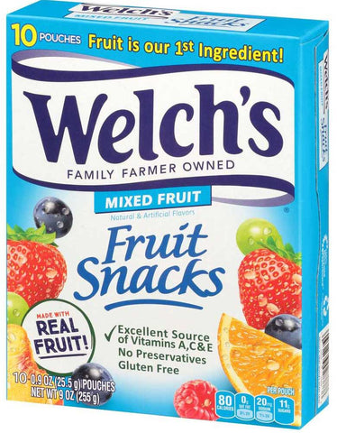Welchs Mixed Fruit Berries N Cherries Apple Orchard Medley Fruit Snacks - Shipper -- 600 per case