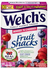 Welchs Mixed Fruit Berries N Cherries Apple Orchard Medley Fruit Snacks - Shipper -- 600 per case
