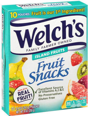 Welchs Mixed Fruit Berries N Cherries Island Fruits Fruit Snacks - Shipper -- 600 per case