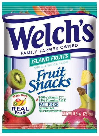 Welchs Mixed Fruit Berries N Cherries Island Fruits Fruit Snacks - Shipper -- 600 per case