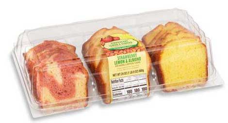 Brill Sliced Loaf Cake - Variety Pack, 24 Ounce -- 9 per case