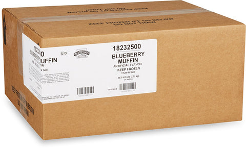 CSM Bakery Transmart Thaw N Serve Blueberry Muffin, 4 Ounce -- 24 per case.