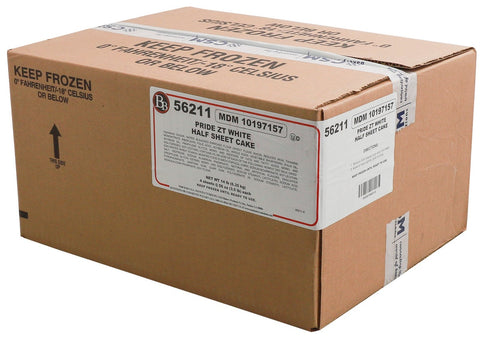 Best Brands 1/2 Sheet White Cake, 3.5 Pound -- 4 per case.
