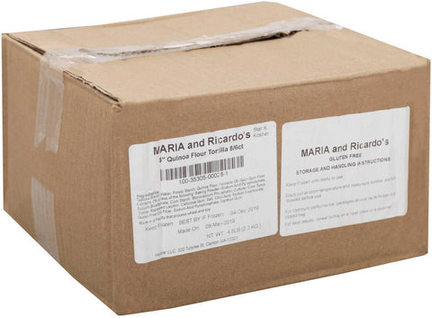 Maria and Ricardos Gluten Free 6 inch Quinoa Flour Tortilla, 9.1 Ounce -- 6 per case