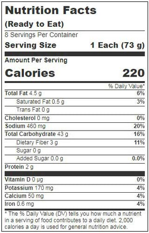 Maria and Ricardos 11 inch Quinoa Gluten Free Tortilla, 2.574 Ounce -- 8 per case
