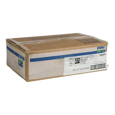 Fishery Alaskan Pollock Fillet 2 to 4 Ounce, 10 Pound.
