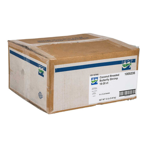 Fishery Breaded Coconut Shrimp - 16/20 Tiki, 3 Pound -- 4 per case.