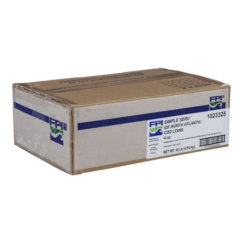 Fishery Simple Serve Loin Cod Fillet - 4 Ounce, 10 Pound.