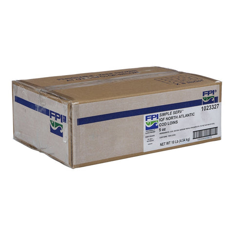 Fishery Simple Serve Loin Cod Fillet - 5 Ounce, 10 Pound.