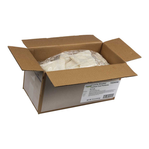 Fishery Scot Land Raw Breaded Cod - 5 Ounce, 10 Pound.