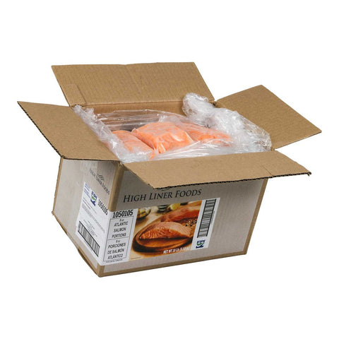 FPI Atlantic Skinless Boneless Salmon Portion, 8 Ounce.