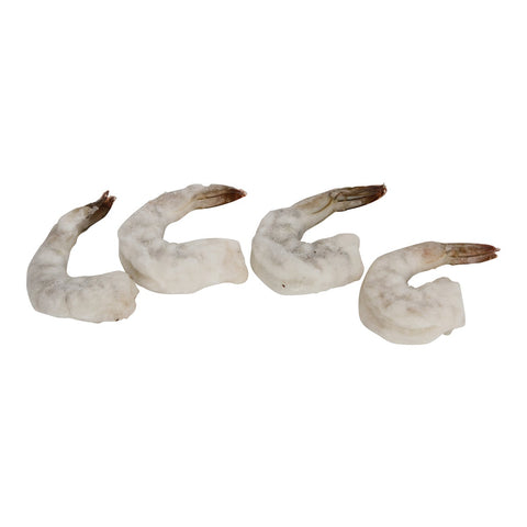 FPI Barbeque Raw Peeled Deveined Tail On White Shrimp, 2 Pound -- 5 per case.