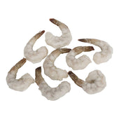 FPI IQF Peeled Raw Deveined Tail On White Shrimp, 2 Pound -- 5 per case.