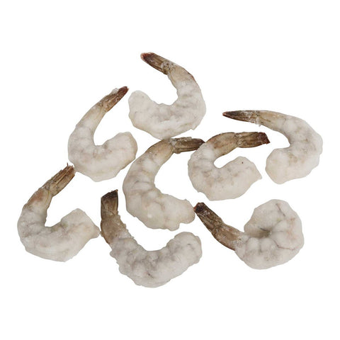 FPI IQF Peeled Raw Deveined Tail On White Shrimp, 2 Pound -- 5 per case.