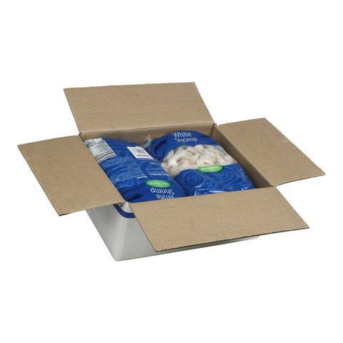 FPI IQF Raw Peeled Deveined Tail Off White Shrimp 41 to 50 Count, 2 Pound -- 5 per case.