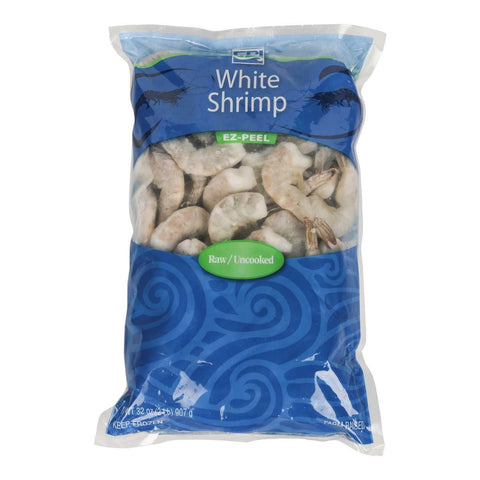 FPI Raw Shell On Easy Peel White Shrimp, 2 Pound -- 10 per case.