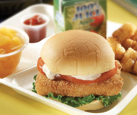 Viking Golden Crunchy Whole Grain Breaded AK Pollock Rectangle, 4.5 Pound -- 4 per case.