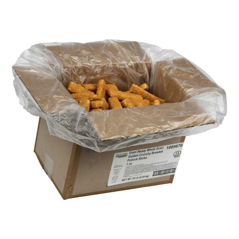 High Liner Whole Grain Golden Crunchy Alaskan Pollock Stick, 10 Pound.