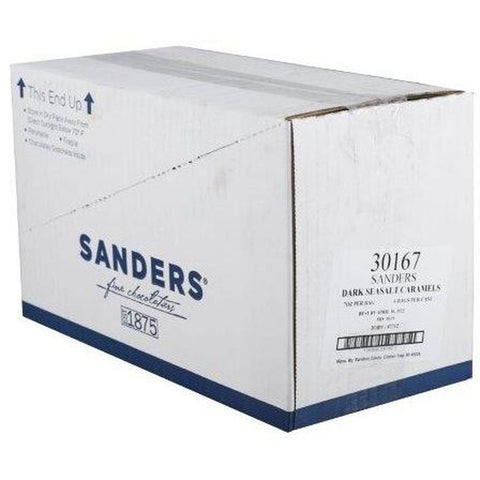 Sanders Sea Salt Caramel Dark Chocolate, 7 Ounce -- 6 per case