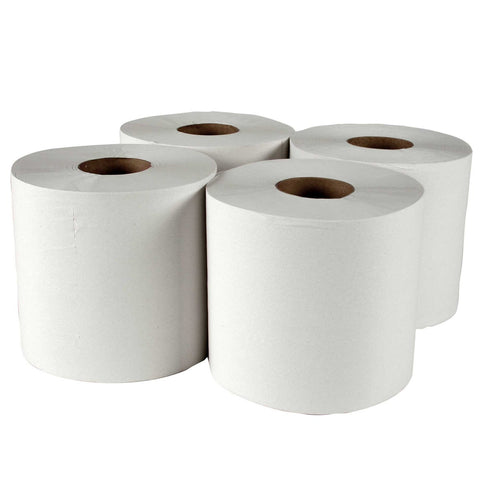 Scott Essential Center Pull White Perforated Paper Hand Towel - 500 per roll -- 4 rolls per case