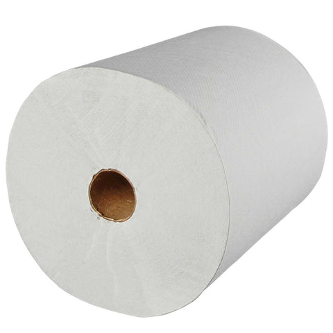 Scott Essential Universal Plus Paper 1-Ply White Hard Roll Towel, 425 Feet -- 12 rolls per case