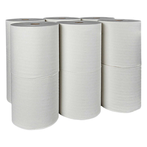 Scott Essential Universal Plus Paper 1-Ply White Hard Roll Towel, 425 Feet -- 12 rolls per case