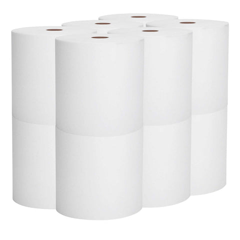Scott Essential White High Capacity Hard Roll Paper Towel, 950 Feet x 8 inch -- 6 per case
