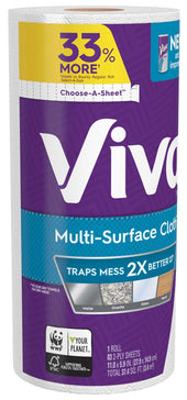 Viva Multi Surface Cloth Paper Towel, 83 sheets per roll -- 24 rolls per case