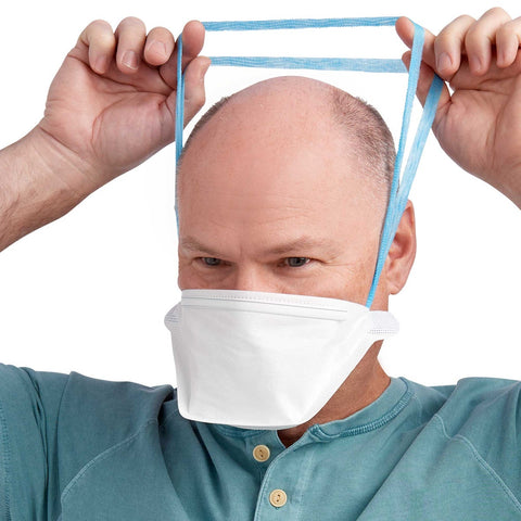 Kimtech White One Size Fits All N95 Pouch Respirator - 50 per pack -- 6 packs per case