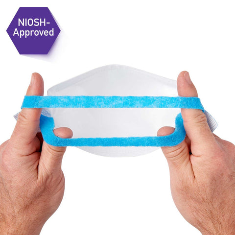Kimtech White One Size Fits All N95 Pouch Respirator - 50 per pack -- 6 packs per case