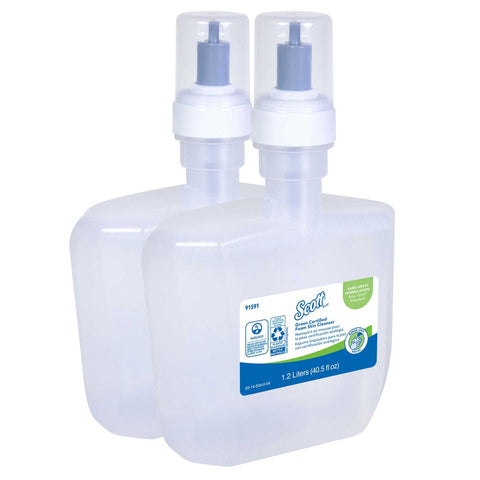 Scott Essential Unscented Clear Green Certified Foaming Hand Soap, 1.2 Liter -- 2 per case
